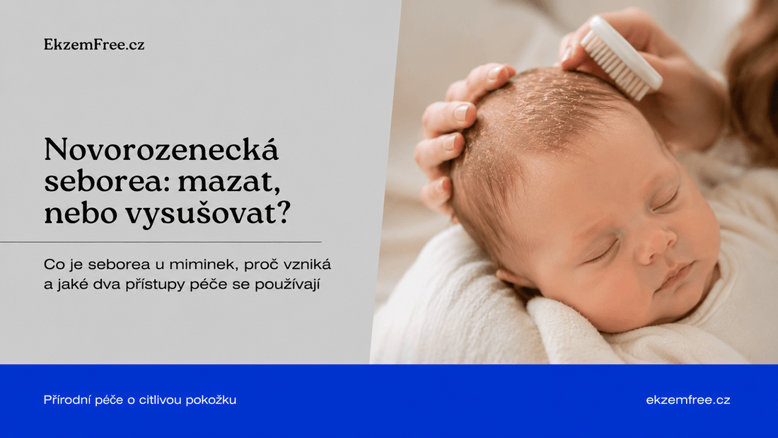 Seborea u miminek: mazat, nebo vysušovat?